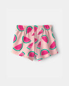 B&eacute;b&eacute; fille - Short en jersey bouclette &agrave; motif de melon d&rsquo;eau - Rose, image 2 sur 3 diapositives