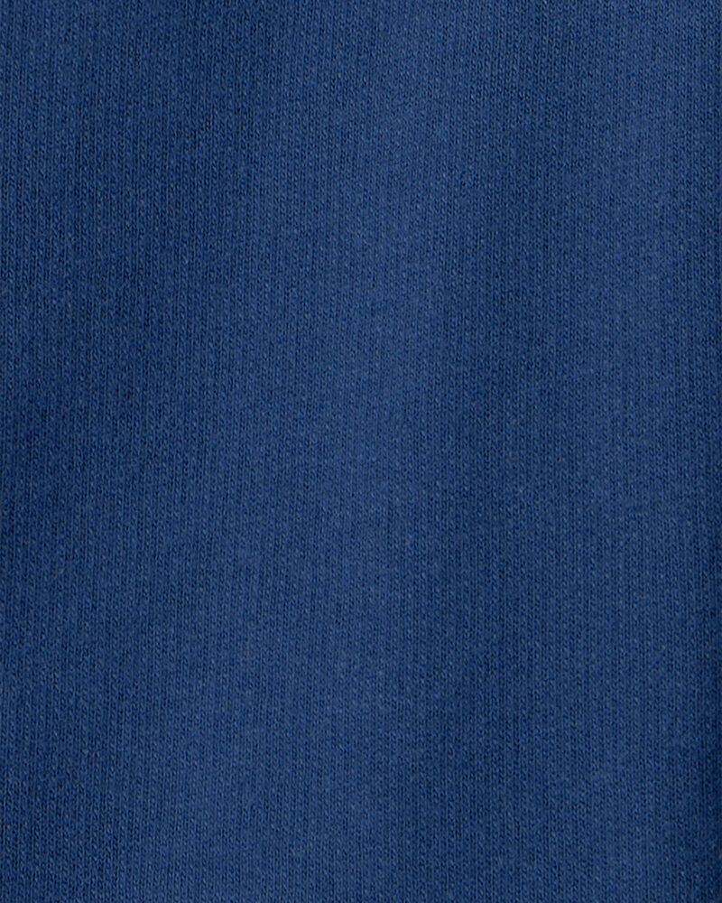 Toddler Girl French Terry Wide-Leg Pants - Blue, image 4 of 5 slides