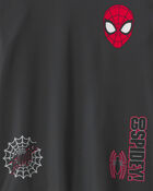 Boys &copy;Marvel Spider-Man Rashguard - Black, image 3 of 3 slides