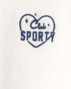 Tout-petit fille - Haut &laquo;Club Sporty&raquo; - Ivoire, image 3 sur 3 diapositives