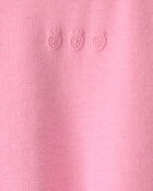 Baby Girl Strawberry French Terry Pullover Sweatshirt - Pink, image 3 of 4 slides