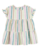 Bébé Robe rayée en jersey, image 1 sur 5 diapositives