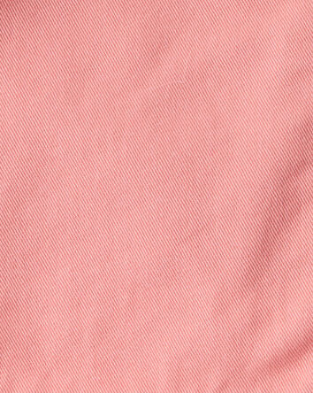 Girls Cotton Skirt - Orange, 