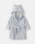 Baby Bear Terry Robe - Blue, image 1 of 3 slides