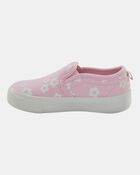 Tout-petit Espadrilles fleuries &agrave; enfiler - Rose, image 6 sur 7 diapositives