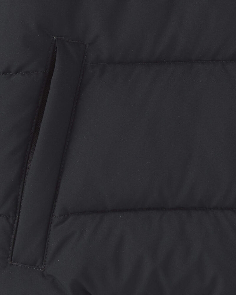 Boys Sleek Bubble Urban Jacket- Black , image 3 of 4 slides