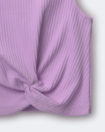 Toddler Girl Tie-Front Tank - Purple, 