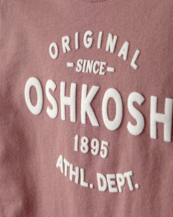 Tout-petit - T-shirt &agrave; manches courtes &agrave; imprim&eacute; logo OskKosh - Brun, 