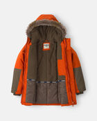 Gar&ccedil;ons - Manteau d&rsquo;hiver - Orange, image 2 sur 6 diapositives