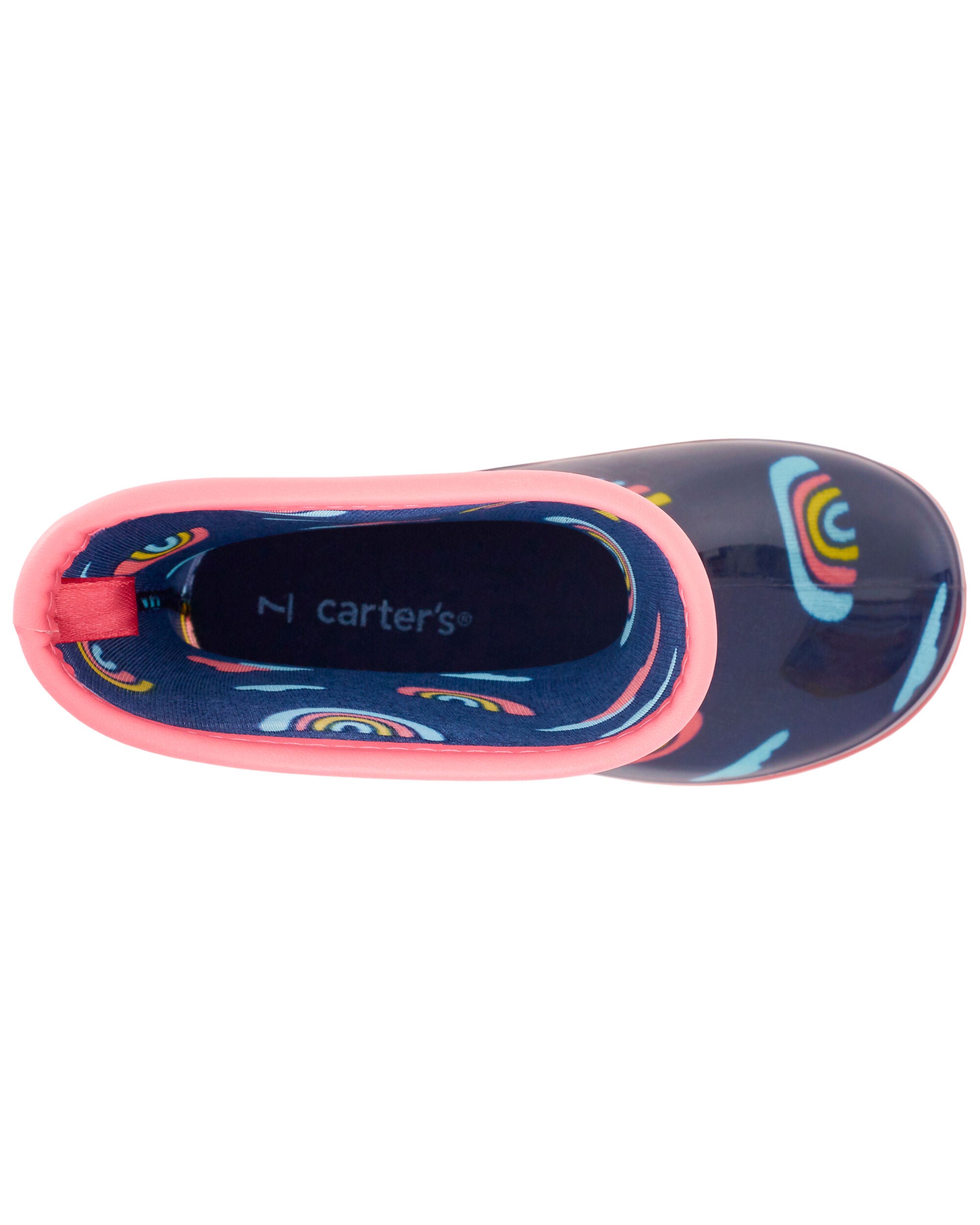 Toddler Girls Rainbow Rain Boots 10 Carter s