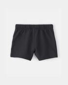 Baby Boy French Terry Shorts - Black, image 2 of 4 slides