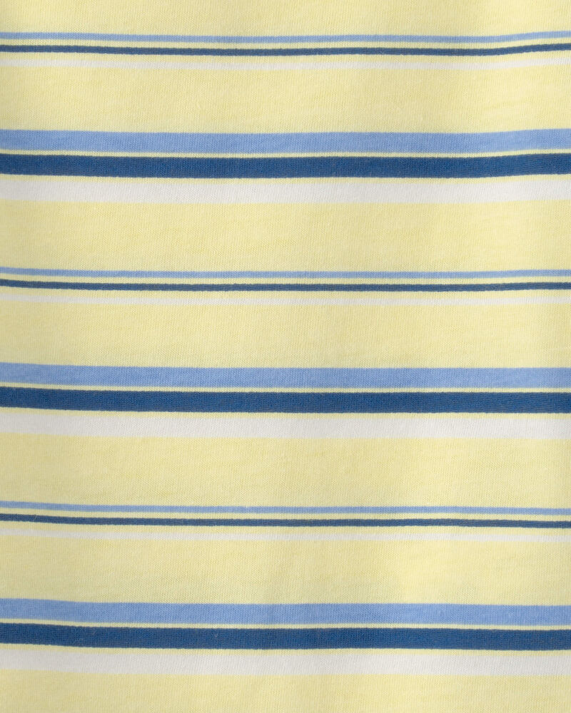 Baby Striped T-Shirt - Yellow/Blue, image 2 of 3 slides