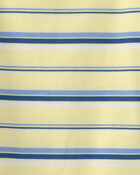 Baby Striped T-Shirt - Yellow/Blue, image 2 of 3 slides