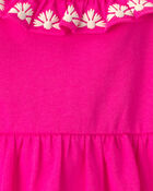 Baby Girl Sleeveless Bodysuit Dress - Pink, image 3 of 4 slides