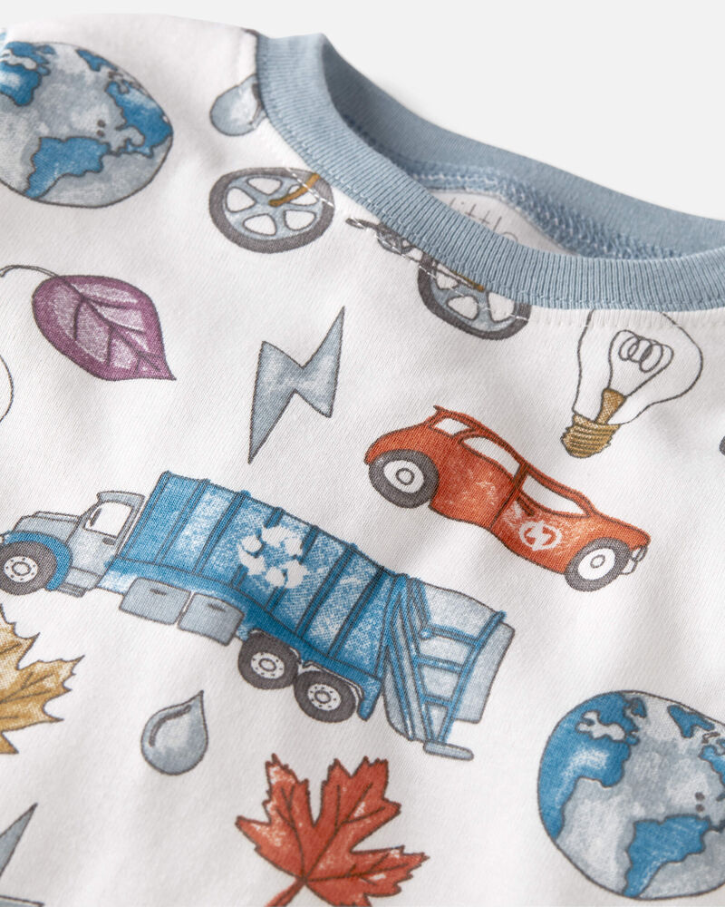 Toddler Organic Cotton Pyjamas Set, image 2 of 5 slides