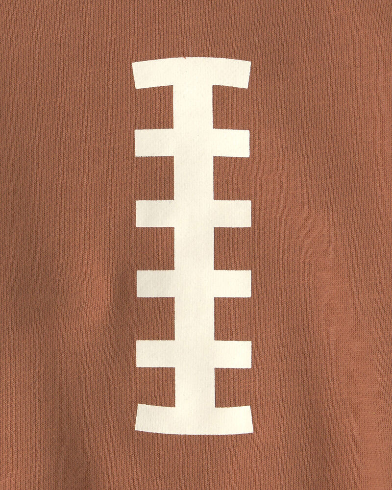 Baby Organic Cotton 'Game Day' French Terry Graphic Bubble, image 5 of 5 slides