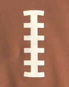 Baby Organic Cotton 'Game Day' French Terry Graphic Bubble, image 5 of 5 slides