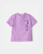 Toddler Girl Ghost-Spider Graphic Tee - Purple, image 1 of 4 slides