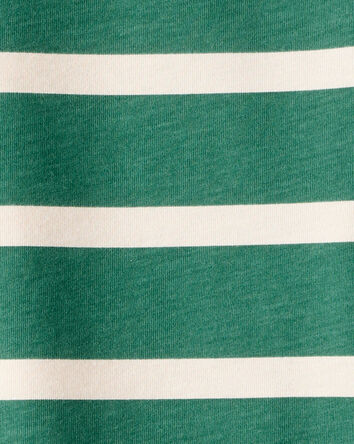 Garçons - T-shirt à manches longues rayé - Vert, 