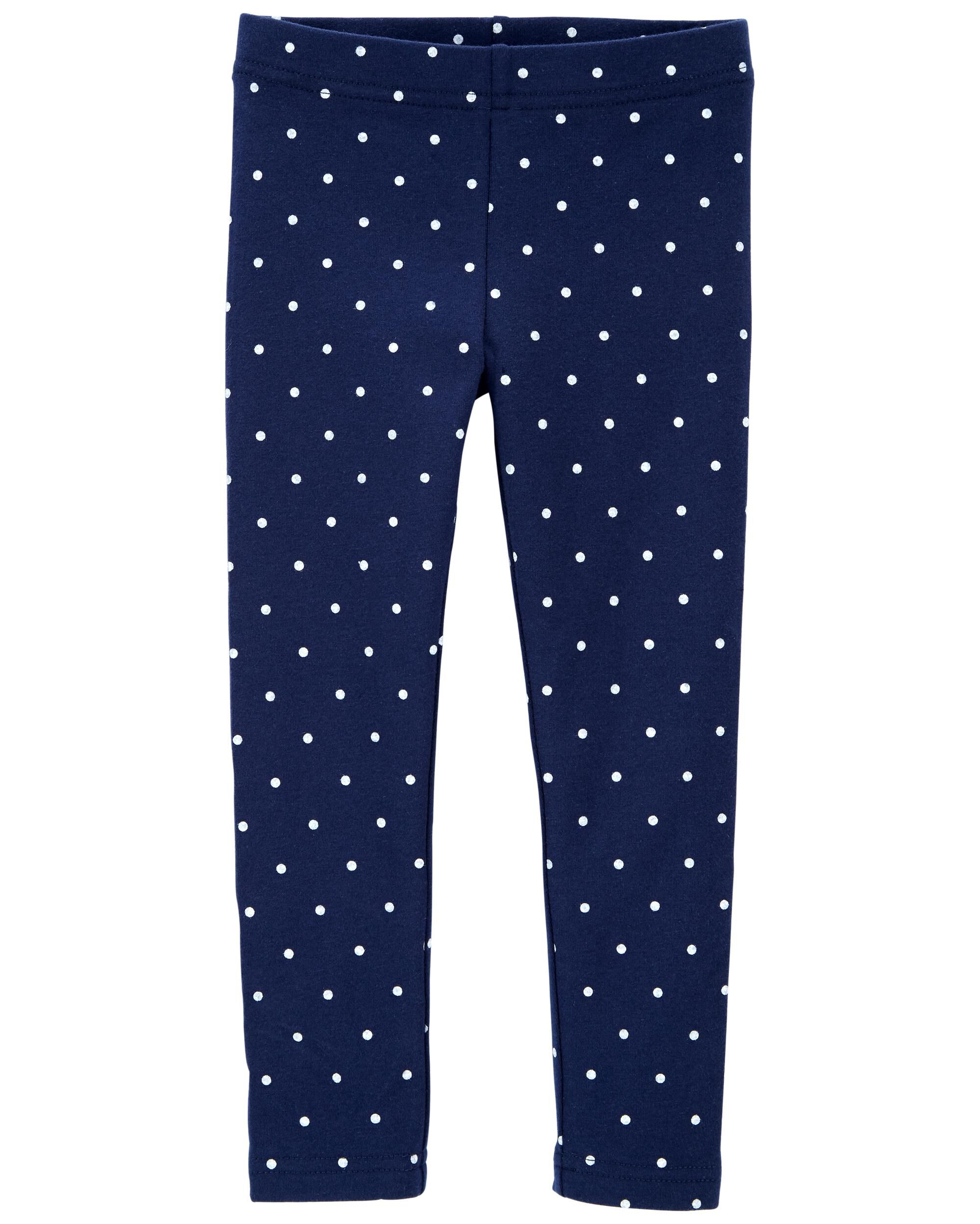 Navy polka dot on sale leggings