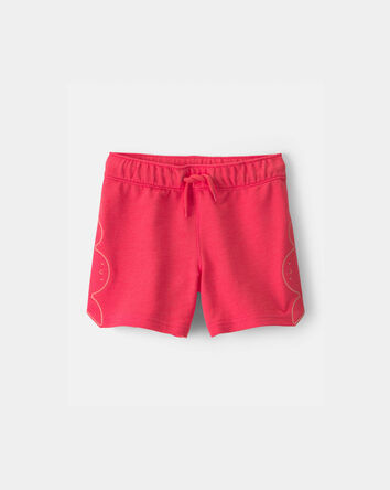 Toddler Boy Crab French Terry Shorts - Orange, 