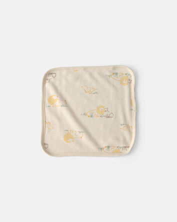 Baby 6-Pack Lion Terry Washcloths - Yellow, 