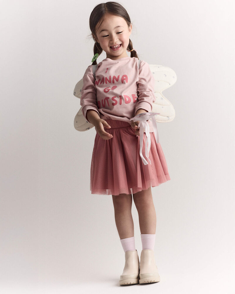 Toddler Girl Celestial Dress Up Wings - Cream/Silver, image 9 of 11 slides