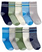 Kid 10-Pack Marled Socks, image 1 of 2 slides