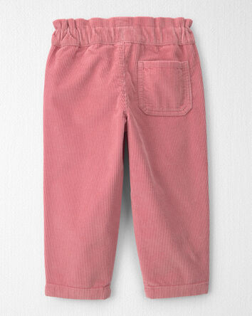 Toddler Girl Organic Cotton Pull-On Corduroy Pants, 