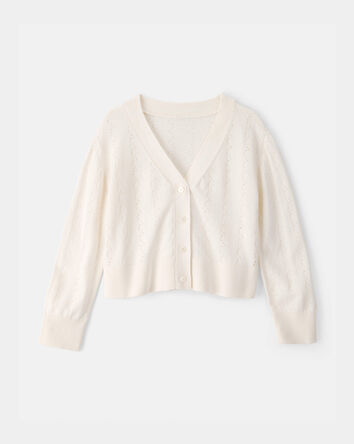 Filles - Cardigan - Cr&egrave;me, 