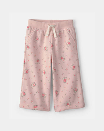 Baby Girl Floral Active Pants - Pink, 