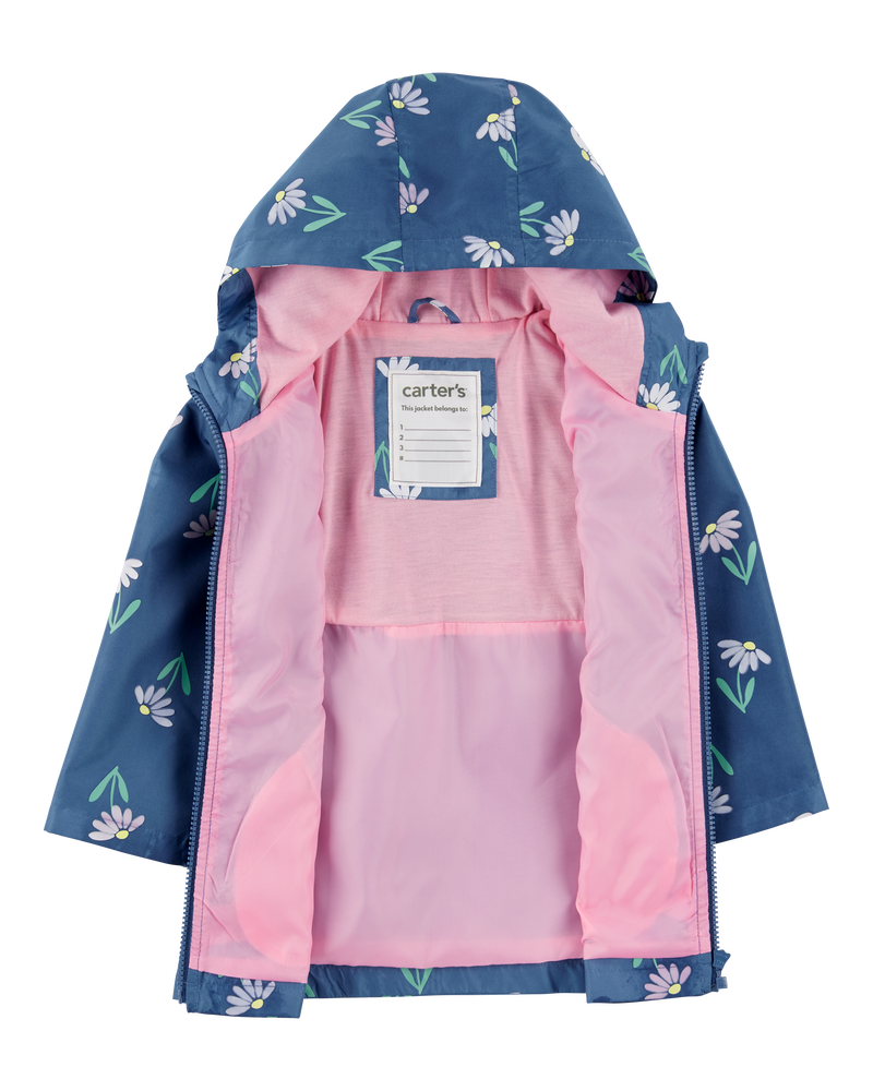 Colour Changing Rain Jacket - Navy, image 6 of 6 slides