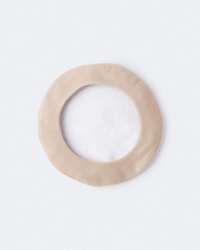 Toddler Girl Beret with Face Graphic - Tan, image 6 of 7 slides