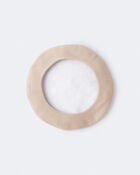 Toddler Girl Beret with Face Graphic - Tan, image 6 of 7 slides