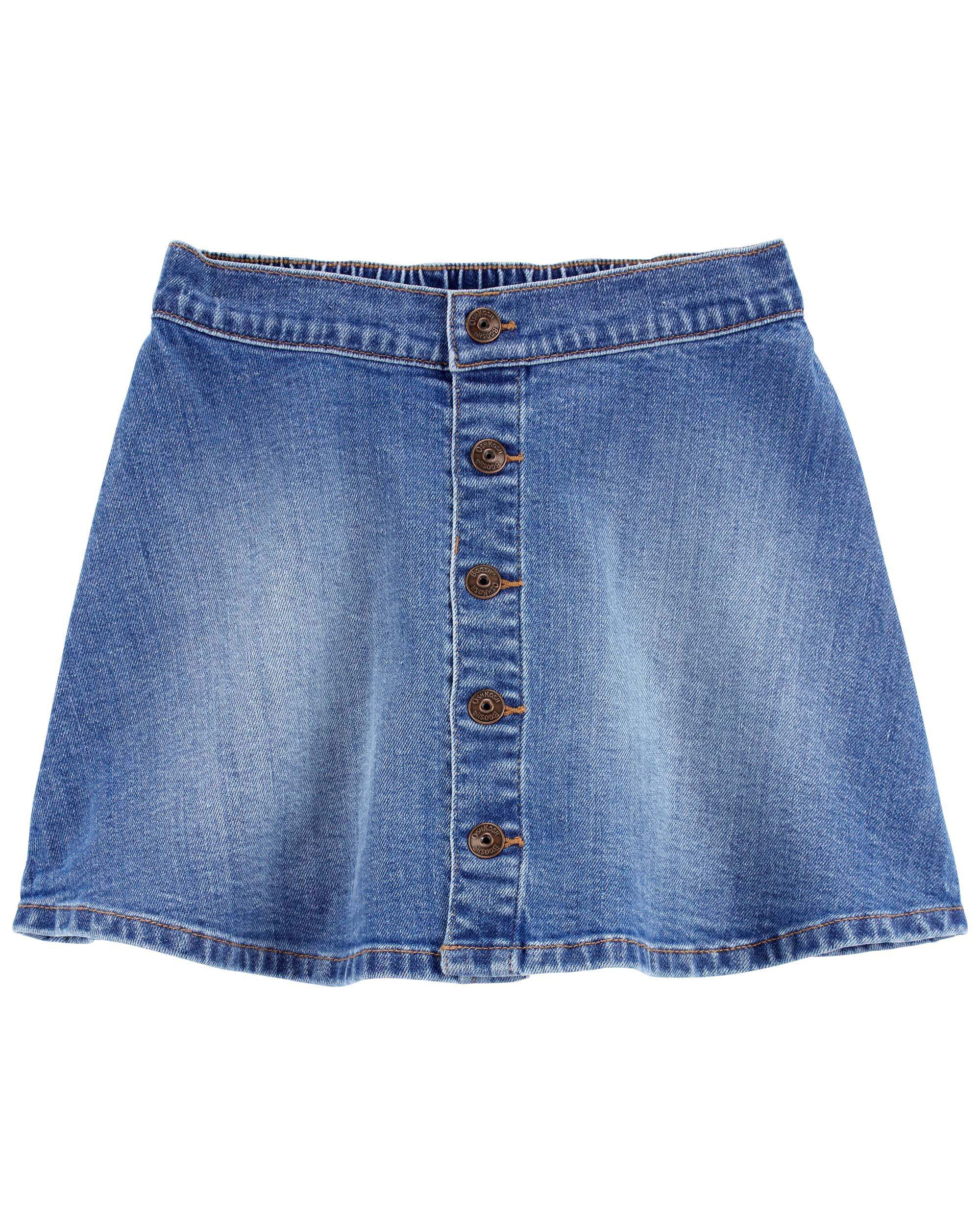 Bleu Enfant Jupe en denim boutonnee sur le devant Carter s Oshkosh Canada