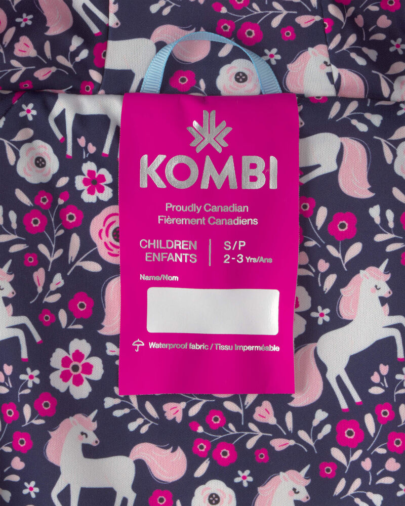 Toddler Kombi London Rain Jacket - Bright Pink , image 3 of 4 slides