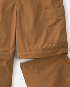 Boys Cargo Utility Zip-Off Pants - Brown, image 4 of 9 slides