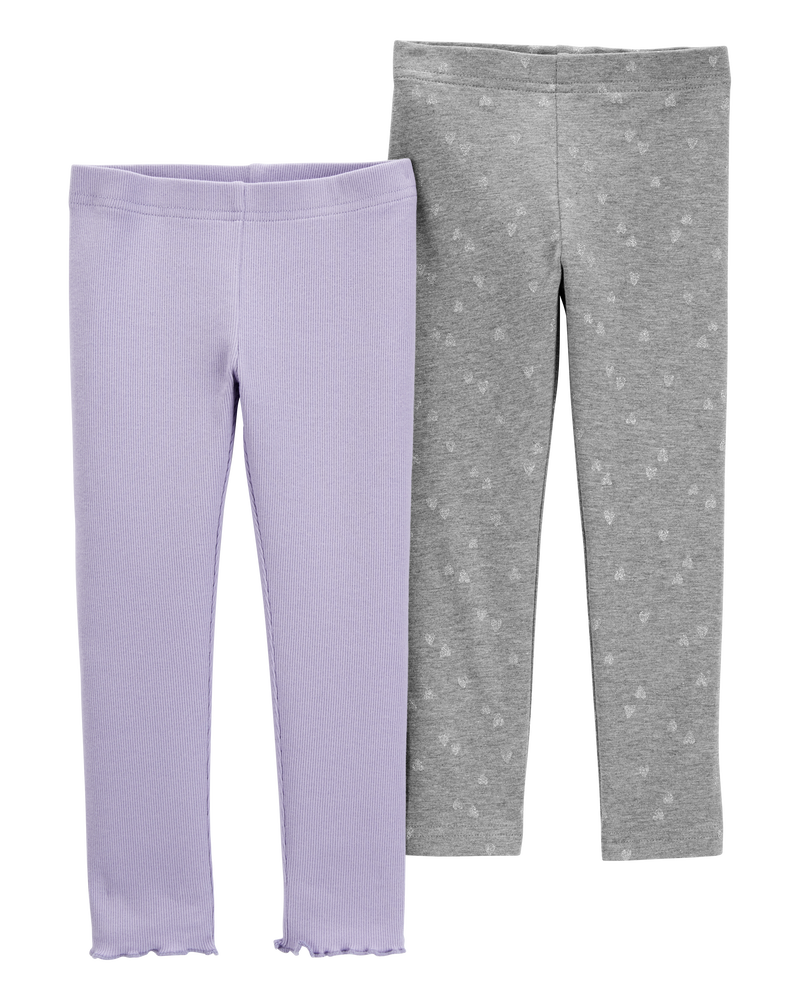 Toddler 2 Pack Glitter Leggings