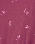 Kid Butterfly Print Twist Back Top, image 3 of 4 slides