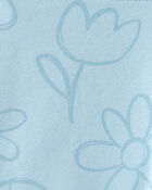 Tout-petit fille - Short de cycliste, fleurs et coccinelles - Bleu, image 3 sur 3 diapositives