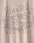 Gar&ccedil;ons - T-shirt imprim&eacute; de voiture de course - Havane, image 2 sur 2 diapositives
