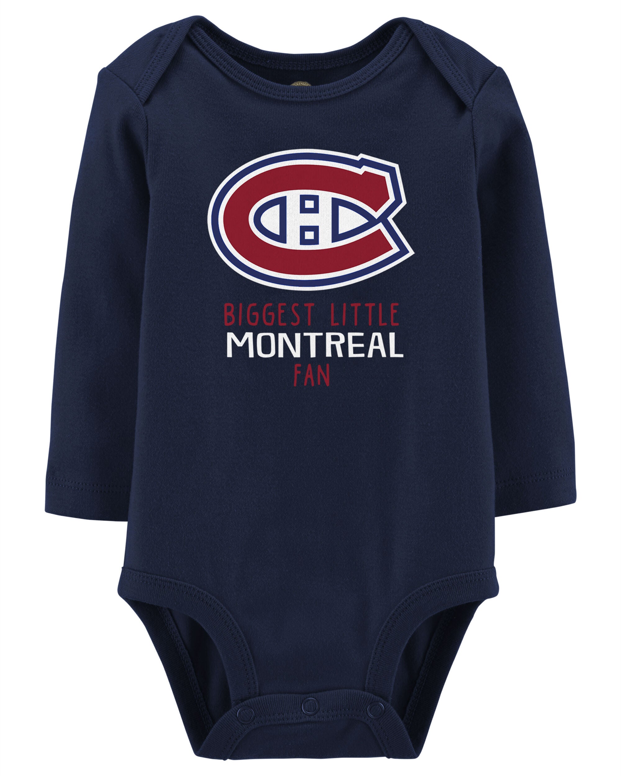 Navy NHL Montr al Canadiens Bodysuit Carter s Oshkosh Canada