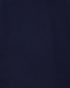 Kid Pique Long-Sleeve Polo Shirt - Navy, image 2 of 3 slides