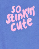 Baby So Stinkin' Cute Flutter-Sleeve Bodysuit, image 2 of 3 slides