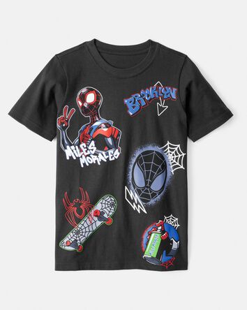 Garçons - T-shirt à manches courtes Spider-Man Marvel™ Miles Morales - Noir, 