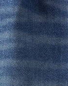 Baby Boy Pull-On Denim Cargo Joggers - Medium Wash, image 4 of 5 slides