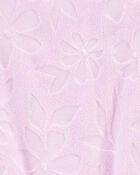 Kid Floral Terry Cloth Swimsuit Cover-up Romper - Pink, image 2 of 3 slides