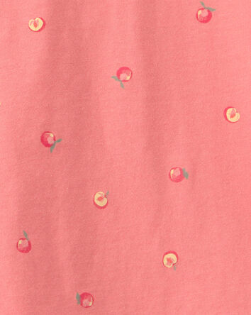 Tout-petit fille - T-shirt &agrave; motif de p&ecirc;ches - Orange, 