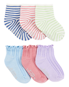 Bébé fille - 6 paires de socquettes, image 1 sur 2 diapositives