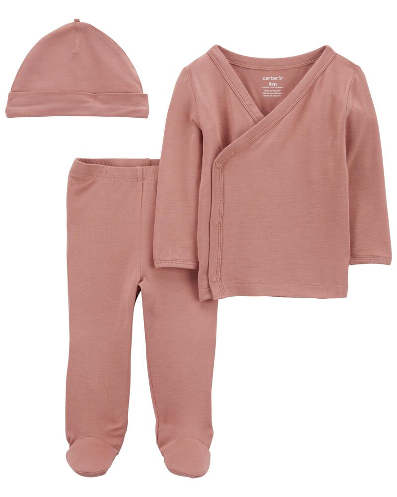 Baby 3-Piece PurelySoft Outfit, image 1 of 5 slides